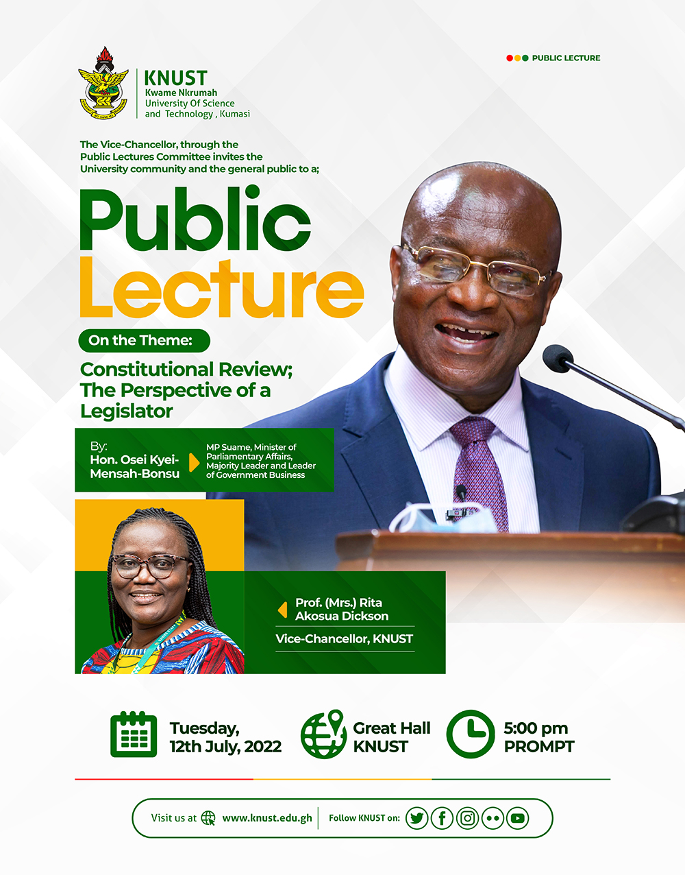 Public Lecture on Constitutional Review